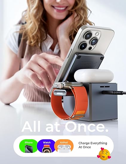 MagCube™ 3-in-1 Foldable Magnetic Wireless Charging Station