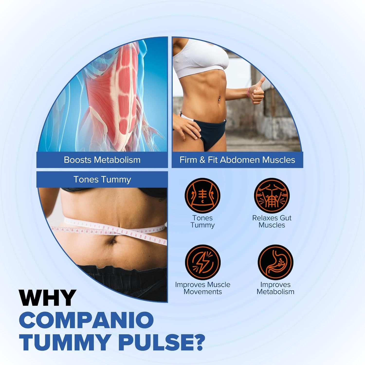 COMPANIO Tummy Pulse Massager