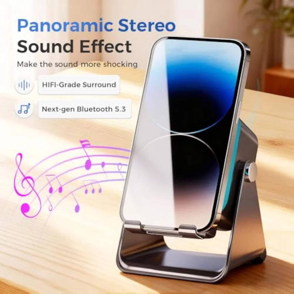 Wireless Induction Speaker Phone Stand